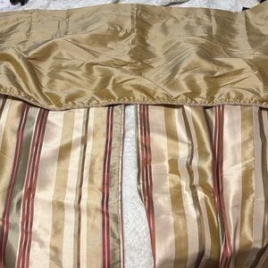 Better Homes And Gardens Gold and Multicolor Striped Curtain
